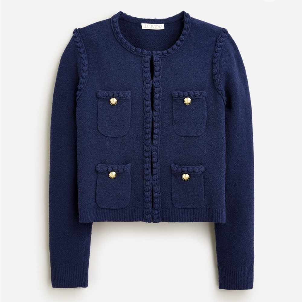 NWT J.Crew Odette Sweater Lady Jacket